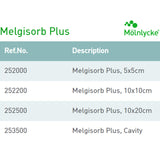 Melgisorb® Plus Alginate Dressing, 5 x 5 Centimeter Melgisorb® Plus Molnlycke