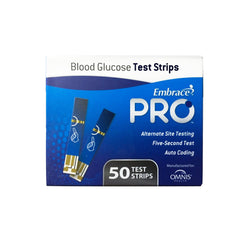 Embrace® Blood Glucose Test Strips Embrace® Omnis Health
