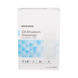 McKesson Oil Emulsion Impregnated Dressing, 3 x 8 Inch McKesson McKesson Brand