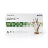 McKesson Confiderm® Latex Exam Glove, Medium, Ivory