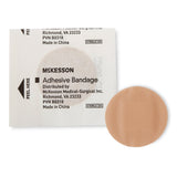 McKesson Round Tan Adhesive Spot Bandage, 1 Inch