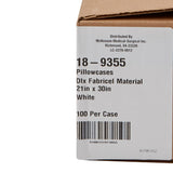 McKesson White Fabricel® Pillowcase, 21 x 30 Inch