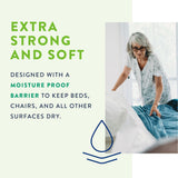 Prevail® Total Care™ Super Absorbent Polymer Underpad, 30 x 30 Inch Prevail® Total Care™ First Quality - additional product view 4