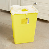 McKesson Prevent® Chemotherapy Sharps Container, 18-Gallon, 24-3/5x 17-3/10 x 13 Inch McKesson Prevent® McKesson Brand - enhanced product image 6