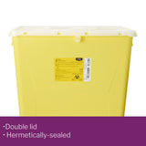 McKesson Prevent® Chemotherapy Sharps Container, 18-Gallon, 24-3/5x 17-3/10 x 13 Inch McKesson Prevent® McKesson Brand - enhanced product image 4