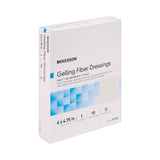 McKesson Gelling Fiber Wound Dressing, 4 x 4-3/4 Inch McKesson McKesson Brand