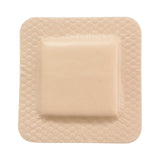 McKesson Lite Silicone Gel Adhesive with Border Thin Silicone Foam Dressing, 4 x 4 Inch