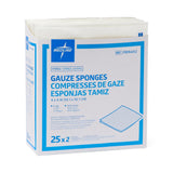 Medline Sterile Gauze Sponge, 4 x 4 Inch, 12-Ply Medline Essentials Medline