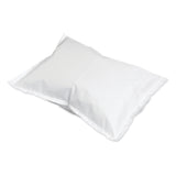 McKesson White Tissue/Poly Pillowcase, 21 x 30 Inch