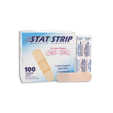 American® White Cross Stat Strip® Tan Adhesive Strip, ¾ x 3 Inch