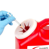 Mail System® Pro-Tec® Mailback Sharps Collector, 1 Gallon, 9 x 6 x 7½ Inch Mail System® Pro-Tec® Sharps Compliance - additional product view 2