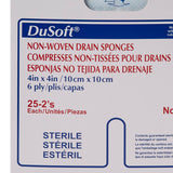 Dumex IV/Drain Split Dressing, 4 x 4 Inch