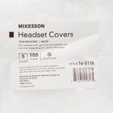 McKesson Sanitary Headset Cover, Small, White
