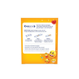 American® White Cross First Aid Emojis Kid Design Adhesive Strip, ¾ x 3 Inch