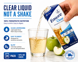 Ensure Clear Apple Nutrition Drink 8 fl oz – 24 Pack | Ready to Drink Oral Supplement | Abbott