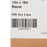 McKesson Nonsterile Mauve Procedure Towel, 13 x 18 Inch