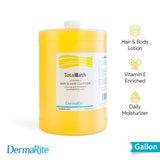 DermaRite TotalBath Skin and Hair Cleanser, 1 Gal Jug, Scented TotalBath® DermaRite Industries