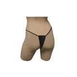 Dukal Reflections™ Spa Thong Panty, Black Reflections™ Dukal