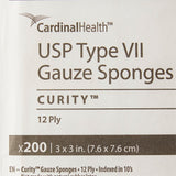 Curity™ NonSterile USP Type VII Gauze Sponge, 3 x 3 Inch