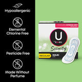 U by Kotex® Security® Maxi Pad, Heavy Absorbency