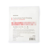 McKesson Adhesive Foam Dressing with Border, 3 x 3 Inch
