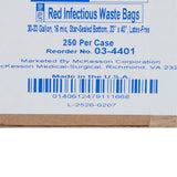 SAF-T-SEAL® Infectious Waste Bag, 30-33 ga;
