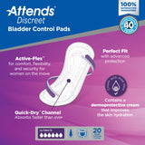 Attends® Discreet Women's Ultimate Bladder Control Pad, 15-Inch Length