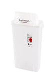 SharpStar™ In-Room™ Multi-purpose Sharps Container, 3 Gallon, 16½ x 13¾ x 6 Inch