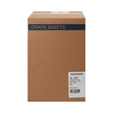 McKesson Blue Flat Stretcher Sheet, 40 x 72 Inch