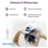 DermaRain® Shampoo and Body Wash 16 oz. Pump Bottle DermaRain® DermaRite Industries