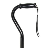 McKesson Steel Offset Cane, 29¾ – 37¾ Inch Height