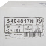 McKesson Extra Heavy Duty Clear Trash Bag, 45 gal, 17 Mic