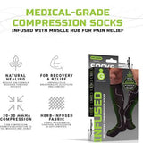 Green Drop™ Compression Socks – Medical-Grade Infused Support, L/XL Green Drop™ Green Drop Compression LLC