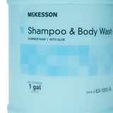 McKesson 2-in-1 Shampoo and Body Wash, Summer Rain Scent, 1 Gallon Jug