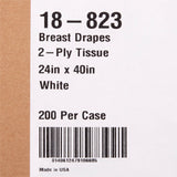 McKesson Nonsterile Breast General Purpose Drape, 24 x 40 Inch