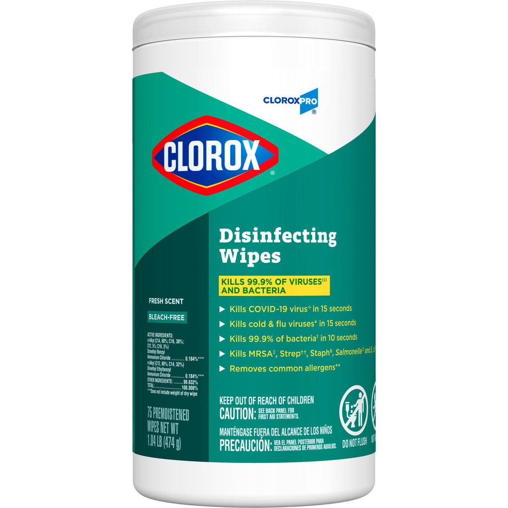Clorox Pro™ Clorox® Disinfecting Wipes, Fresh Scent, 75 ct. CloroxPro™ Clorox® The Clorox Company