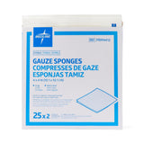 Medline Sterile Gauze Sponge, 4 x 4 Inch, 12-Ply Medline Essentials Medline