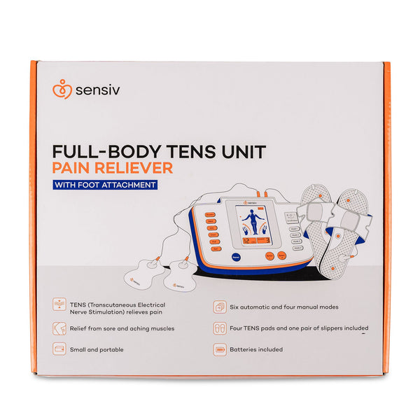 Sensiv Full-Body TENS Pain Relief Therapy with Foot Attachment Sensiv Full-Body Acutens Inc