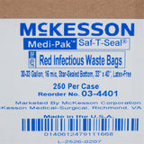 SAF-T-SEAL® Infectious Waste Bag, 30-33 ga;