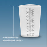 Plasti-Grad® Graduated Beaker, 1,200 mL
