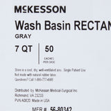 McKesson Wash Basin, Rectangle, 7 Quart, Gray McKesson McKesson Brand