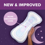 Poise® Fresh Protection™ Overnight Pads