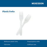 McKesson Polypropylene Fork, White
