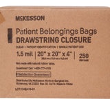 McKesson Patient Belongings Bag, White