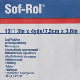 Sof-Rol® White Rayon Cast Padding, 3 Inch x 4 Yard